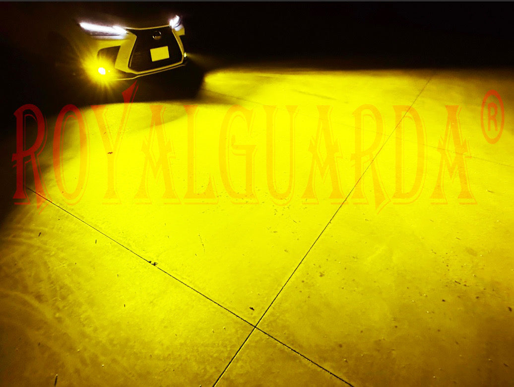 【公式最安値】【日本ブランド×実測値】 ロイヤルガード L1B LED フォグランプ イエロー 実測15000LM トヨタ 日産 ホンダ ダイハツ スズキ 純正LEDフォグ交換用