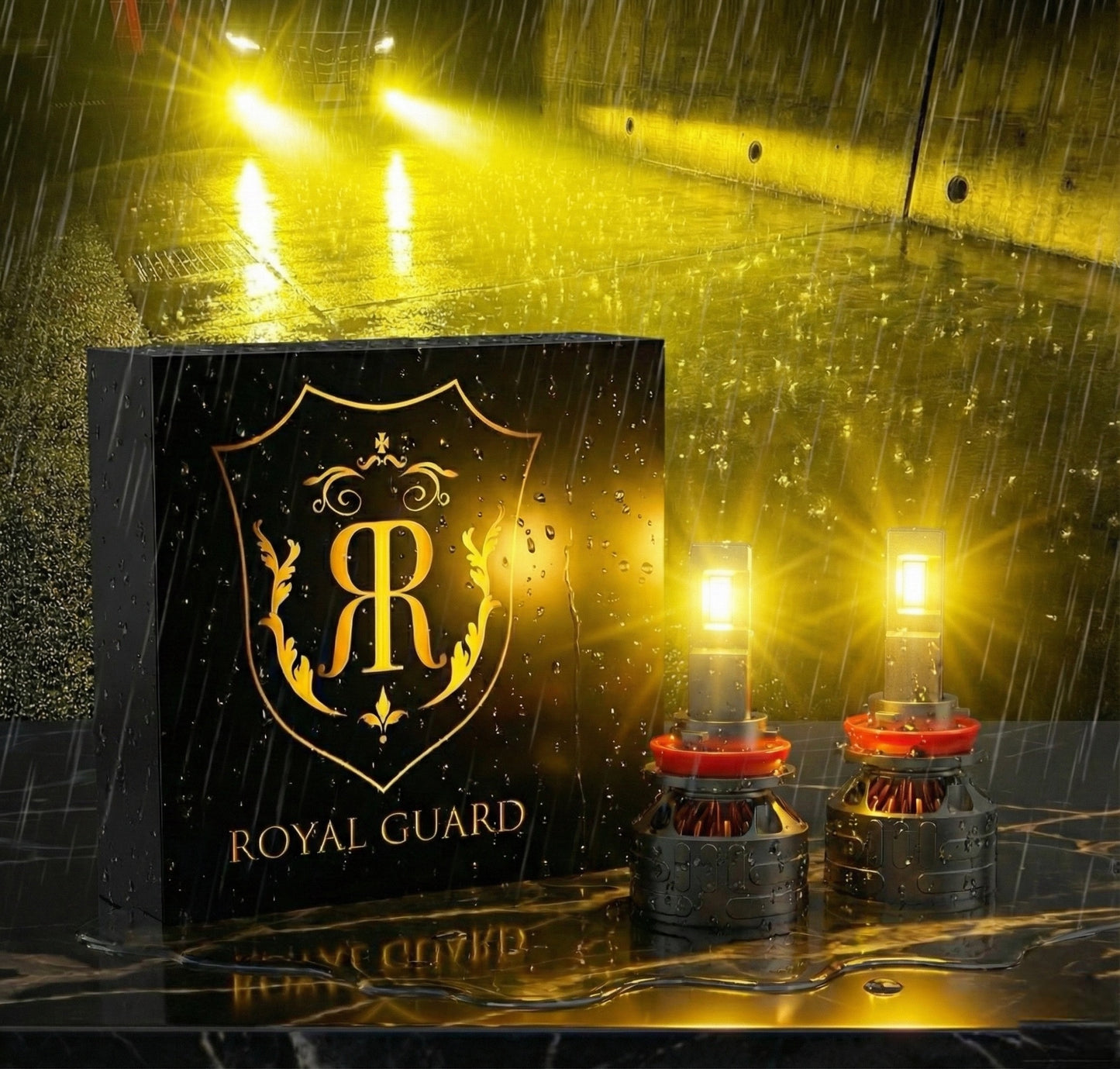 用品の種類...フォグランプ・デイランプ
ロイヤルガード零 3000k イエローLEDフォグ H8 H11 H16 HB4
H4 HI/Lo ホワイトも展開しております。
待望の新登場!【NEWロイヤルガード零】で、大人の輝きを手に入れよう!
「明るすぎるフォグはちょっと気恥ずかしい…でも、しっかり明るくて頼れるものが欲しい。」そんなあなたの願いを叶える、新しい選択肢が登場しました。
「NEWロイヤルガード零」は、単なる明るさだけを追求するのではなく、「大人の明るさ」にこだわりました。眩しすぎず、