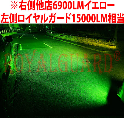 L1b l1b LEDフォグランプ 爆光 15000LM相当 ライムグリーン