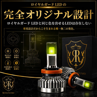 2026 ロイヤルガードオメガ LEDフォグライムグリーン H8 H11 H16 HB4 psx 26W