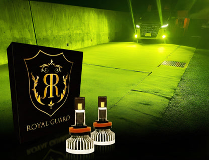 2026ロイヤルガードオメガ ライムイエロー LEDフォグ H8 H11 H16