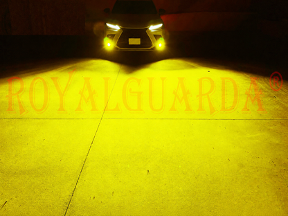 ロイヤルガード 爆光 L1B LED フォグランプ イエロー 実測15000LM トヨタ 日産 ホンダ ダイハツ スズキ 純正LEDフォグ交換用